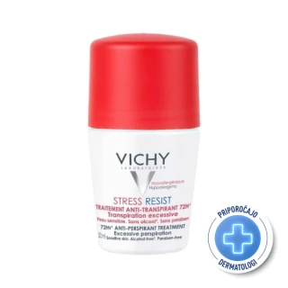 Vichy deodorant roll on proti potenju Stress Resist, 72h, 50 ml