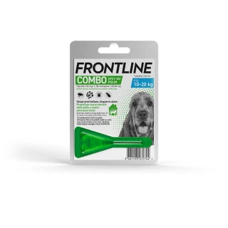 Frontline Combo Dog M, kožni nanos za srednje pse (10-20 kg), 1 pipeta