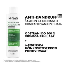 Vichy Dercos šampon proti prhljaju za normalne in mastne lase  