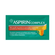 Aspirin Complex, zrnca za peroralno suspenzijo (500/30 mg), 20 vrečic